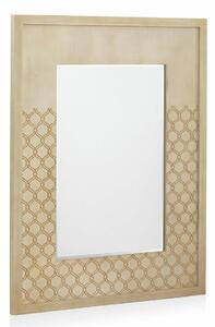 Hanging mirror Alexandra House Living Ivory 78 x 101 x 3 cm