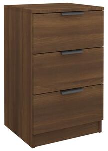 Bedside Cabinet Brown Oak 40x36x65 cm