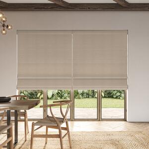 ANTE DECOR Fortress NO JOINS Dimout Made To Measure Roman Blind Caramel
