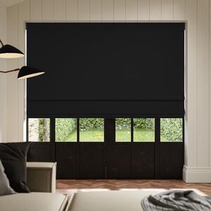ANTE DECOR Lusso NO JOINS Blackout Made To Measure Roman Blind Night