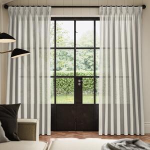 ANTE DECOR Karrika NO JOINS Sheer Made To Measure Curtains Linen