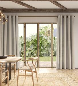 ANTE DECOR Aura NO JOINS Light Filtering Made To Measure Curtains Oyster