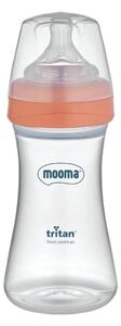 Mooma Neutra Tritan Bottle Fast Flow 18+ months 250ml - Coral Pink