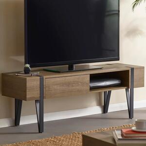 Tetonia Wooden TV Stand With 1 Drawer - Brown