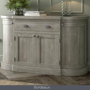 Bellmore Wooden Sideboard With 4 Doors 1 Drawer - Bordeaux