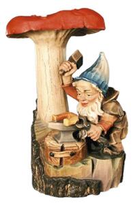 Blacksmith dwarf wooden decoration