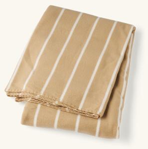 Fleece blanket - Polyester. 180 x 130 cm. - Khaki - Søstrene Grene