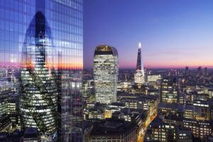 Photography Composite of London city skyline at, shomos uddin