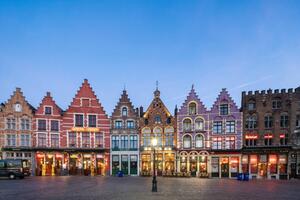 Photography Market Square in Bruges, Belgium., Hongjie Han