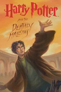 Art Poster Harry Potter - Deathly Hallows book cover, (26.7 x 40 cm)