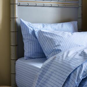 Piglet Pale Blue Favourite Shirt Stripe Cotton Pillowcases (Pair) Size Super King
