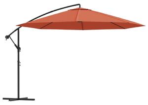 Cantilever Umbrella with Aluminium Pole 350 cm Terracotta