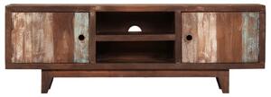 TV Cabinet Solid Acacia Wood Vintage 118x30x40 cm