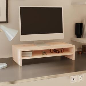 Monitor Stand 50x24x13 cm Solid Wood Pine