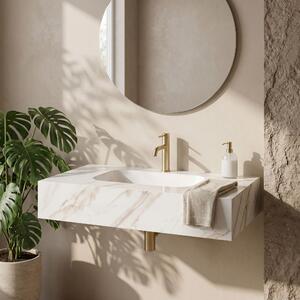 Wall-hung washbasin REA Aresa Grey Gold 80