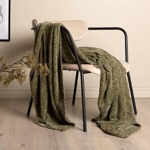 Venture Home Throw Ally 170x130 cm Polyester Moss Green