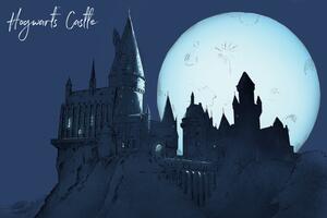 Art Poster Harry Potter - Hogwarts Castlle, (40 x 26.7 cm)