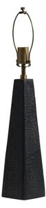 Charred Table Lamp Base, Light, Black - Andrew Martin