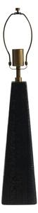 Charred Table Lamp Base, Light, Black - Andrew Martin