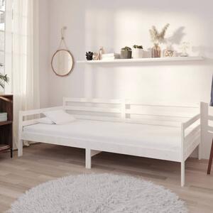 Day Bed without Mattress White Solid Wood Pine 90x200cm