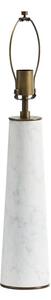 Helios Table Lamp Base, Light, White - Andrew Martin
