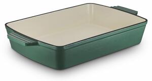 Foundry 39cm Cast Iron Roaster Green