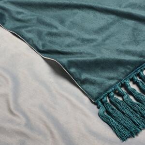 Clarke & Clarke Bloom 125cm x 150cm Throw Green