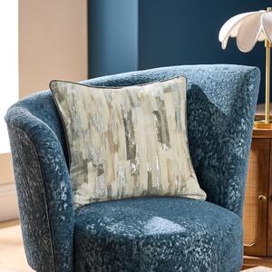 Clarke & Clarke Blocks Polyester Filled Cushion 43cm x 43cm Silver
