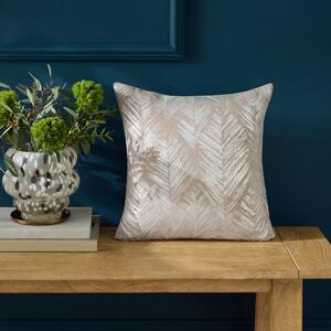 Clarke & Clarke Folius Feather Filled Cushion 43cm x 43cm Silver