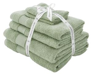 Catherine Lansfield Anti Bacterial Six Towel Bale Towels Sage