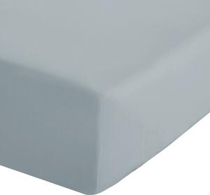 Catherine Lansfield Easy-Iron Percale Bed Linen Fitted Sheet Duck Egg