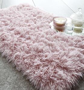 Catherine Lansfield Cuddly Bath Mat Blush
