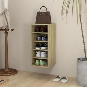 Shoe Cabinet Sonoma Oak 31.5x35x70 cm Engineered Wood