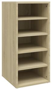 Shoe Cabinet Sonoma Oak 31.5x35x70 cm Engineered Wood