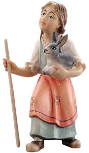 Girl with a bunny - Peasant