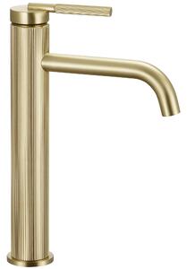 Bathroom faucet Rea Argon Brush Gold high