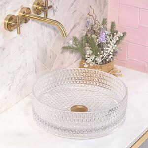 Countertop washbasin Rea Cristal Transparent
