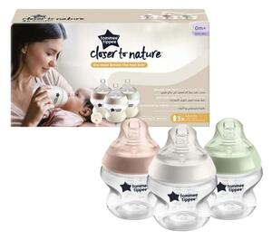 Tommee Tippee Closer To Nature Bottle 150ml Pack of 3