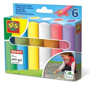 SES Creative Playground Chalk 6 pcs