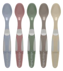 Vital Baby Nourish Start Weaning Spoons Natural Pack of 5