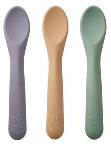 Vital Baby Nourish Silicone Spoons Pack of 3 - Pastel