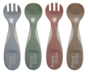 Vital Baby Nourish Chunky Cutlery Natural Pack of 4