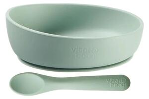 Vital Baby Nourish Silicone Suction Bowl Set - Crushed Mint
