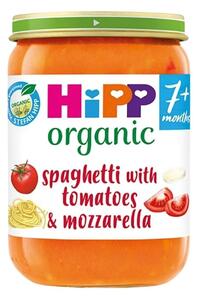 HiPP Organic Spaghetti with Tomatoes & Mozzarella Baby Food Jar 7+ months 190g