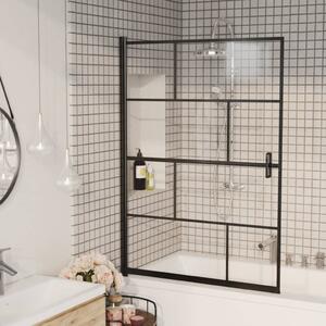 Shower Enclosure ESG 100x140 cm Black