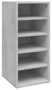 Shoe Cabinet Concrete Grey 31.5x35x70 cm Engineered Wood