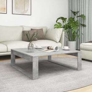 Coffee Table Concrete Grey 100x100x35 cm Engineered Wood