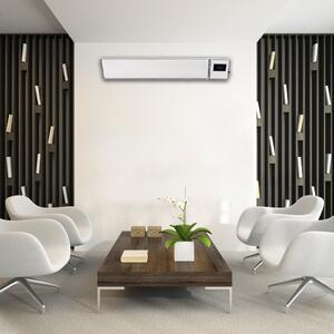 Infrared heating panels 1800W and 900W ElectricSun white 120x15cm electric heater, with thermostat, with Smart Life App Control