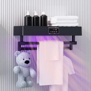 UV Towel Dryer and Sanitizer, Bath or Kitchen, Wall Mounted, 60 cm, 450W, ElectricSun Standard White