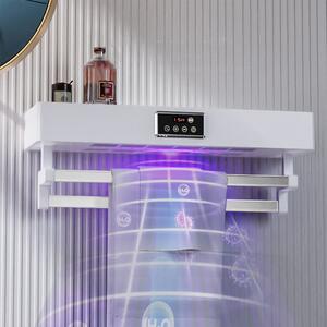 UV Towel Dryer and Sanitizer, Bath or Kitchen, Wall Mounted, 60 cm, 450W, ElectricSun Standard White